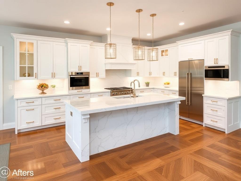 Modern renovated kitchen