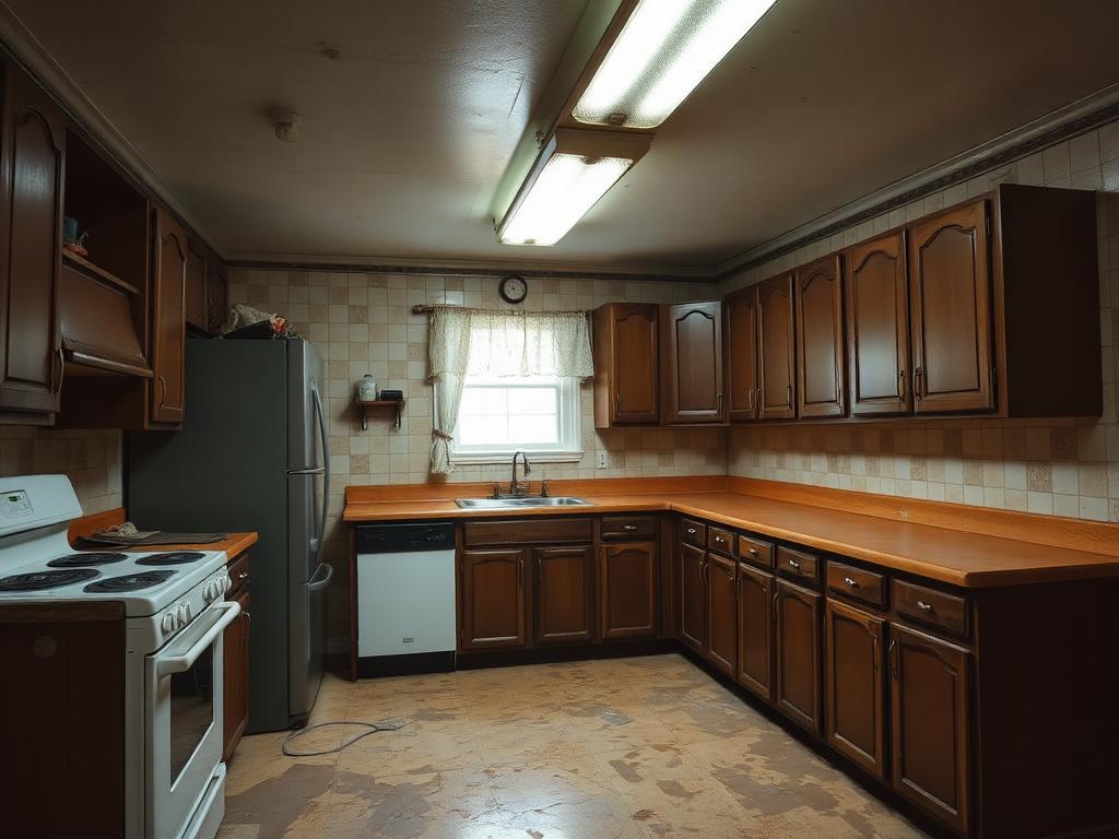 Shawano Kitchen Gut before renovation